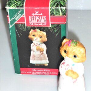 Hallmark Keepsake Ornament CHRISTMAS KITTY Final In Series Christmas